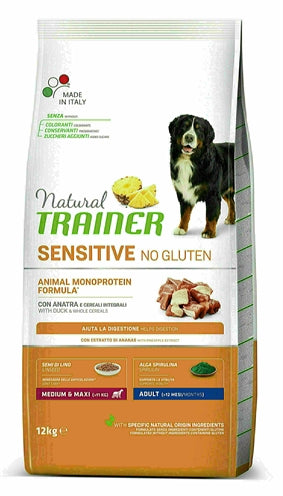 Natural Trainer Hund Erwachsene Medium / Maxi Sensitive Ente Glutenfrei