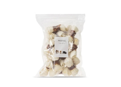 Petstyle Living Geknotet Knochen Weiss Mit Ente