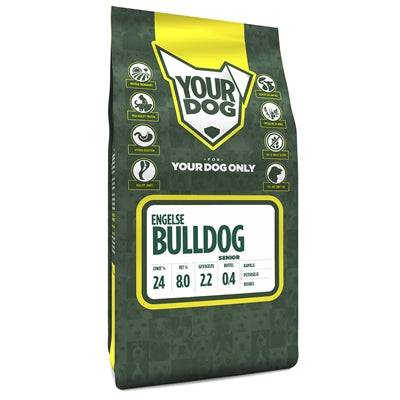 Yourdog Engels Bulldog Senior droogvoer voor honden