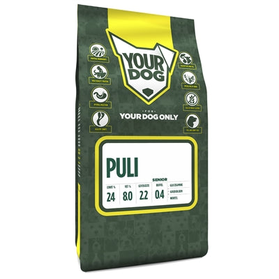 Puli Senior rassespezifisches Hundefutter von Yourdog für den Puli ab 7 jahren+