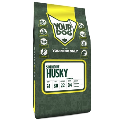 Sibirischer Husky Senior rassespezifisches Hundefutter von Yourdog für Huskys ab 7 Jahren+